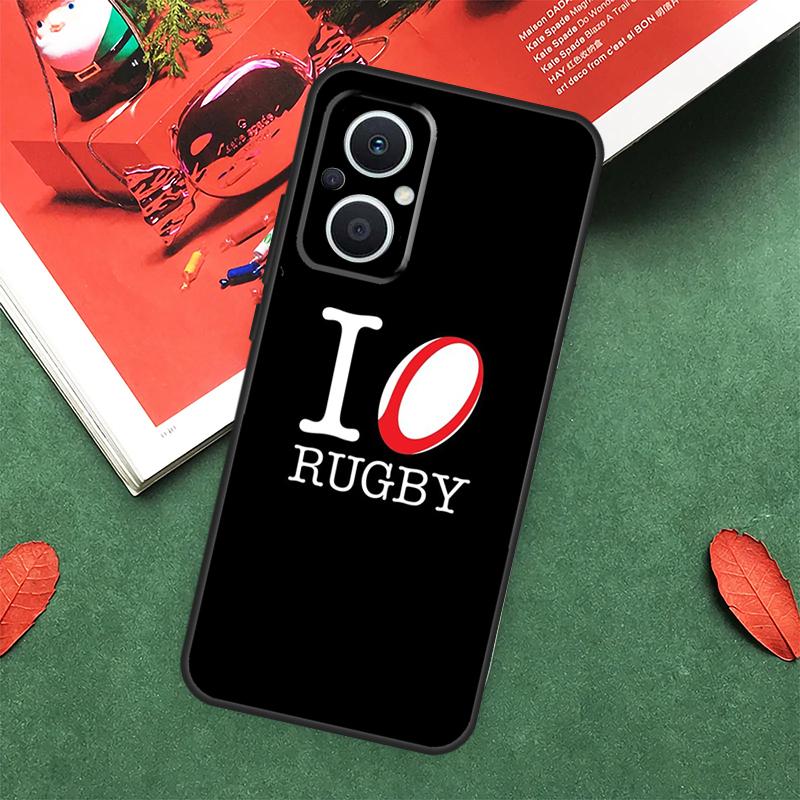Rugby Football Sport Case For OPPO Reno 7 8 Lite 8T 10 11 12 13 Pro 12F 13F 14F OPPO Find X8 X6 X5 X9 Pro Cover