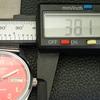 REFURBISHED VINTAGE SEIKO 5 AUTOMATIC 6309A JAPAN MENS RED DIAL WATCH a441179-4
