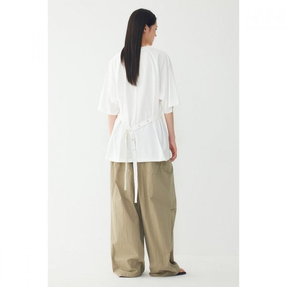 STudio Tomboy ShorT Sleeve T shirT sTrap eyeleT deTail 9106222214