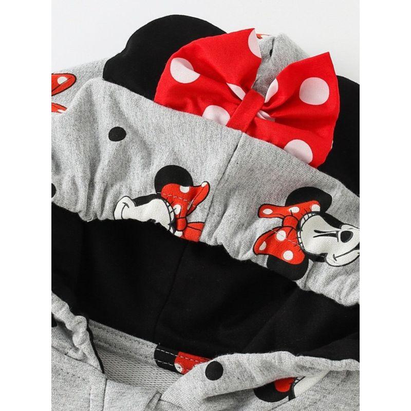 New Style Girls' Mouse-Themed Toddler Autumn Hooded Cardigan Children's Autumn Clothing for 3-Year-Old Baby Jacket 6 Spring and Autumn 8