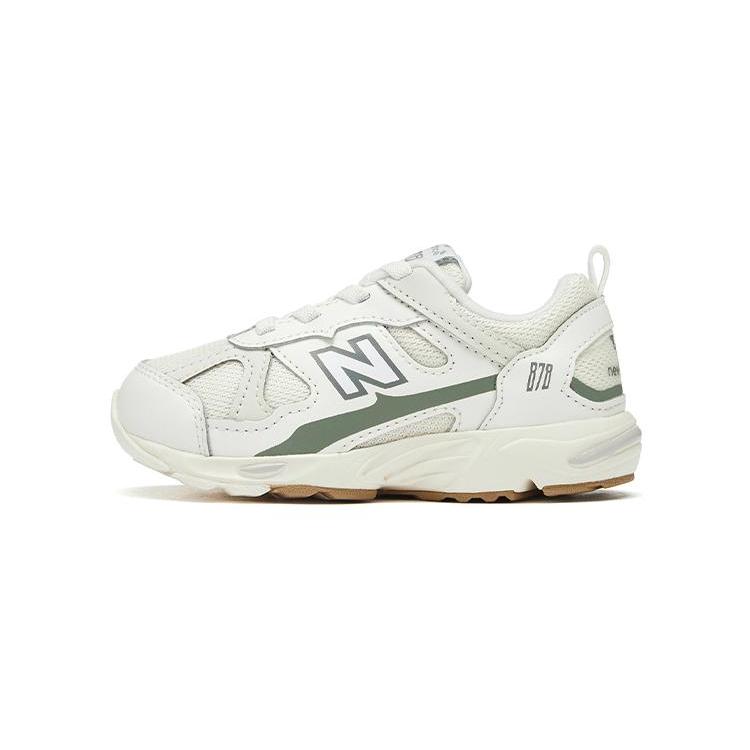 New Balance NB 878 Waterproof Low Top Toddler Shoes Ecru Infant And Toddler