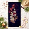 AC Milan Soft Beach Towel Stylish Beach Pool Towel for Summer Seaside Vacation Travel