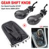 Manual 5 6 Speed Gear Stick Shift Knob Lever Head Handball with Leather Boot For Buick Excelle GT/XT 2009-2014 For OPEL ASTRA