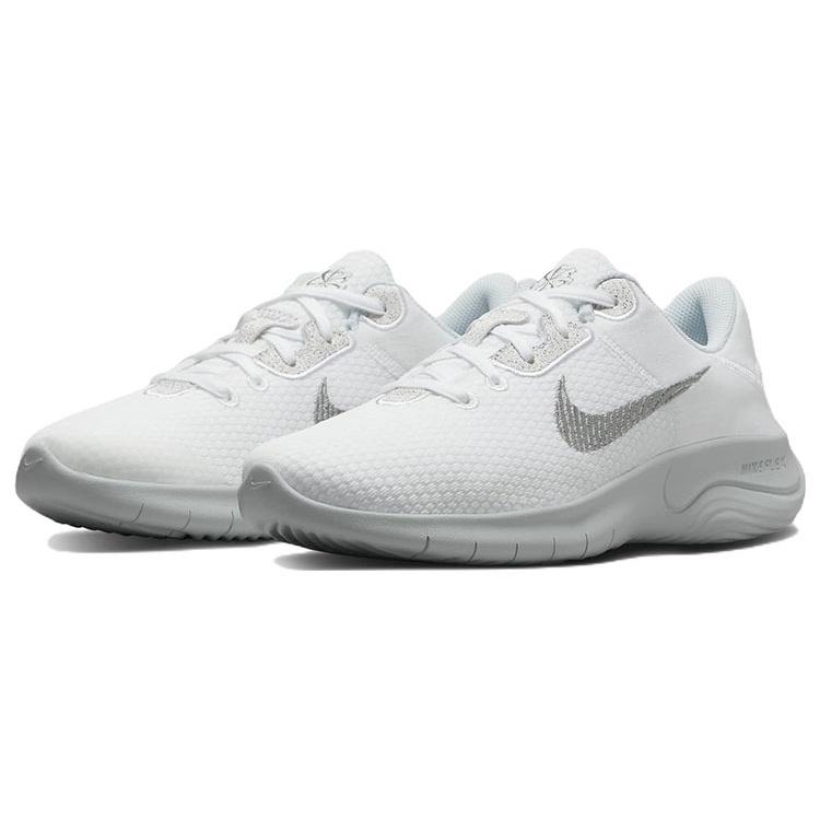 (WMNS) Nike Flex Experience Run 11 Wide 'White Metallic Silver' Women's DH8254-100