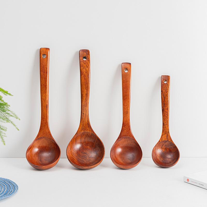 Wooden Shovel Spoon Non Stick Wood Long Rice Spatula Kitchen Cooking Utensil Hand Stir Fry Tools Sets Cooker Pots Mini