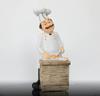 Restaurant Resin Decor - Chef Figurine & Bar Ornaments for Cafe, Commercial Kitchen Decorations Durable Resin Craft