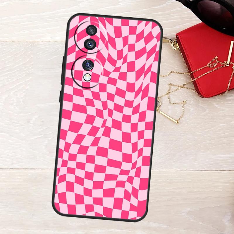 Crazy Checkered Case For Honor Magic 8 5 6 7 Lite X9a X9b X9c X9d X8b X8c Win RT 50 70 90 200 400 Pro Cover