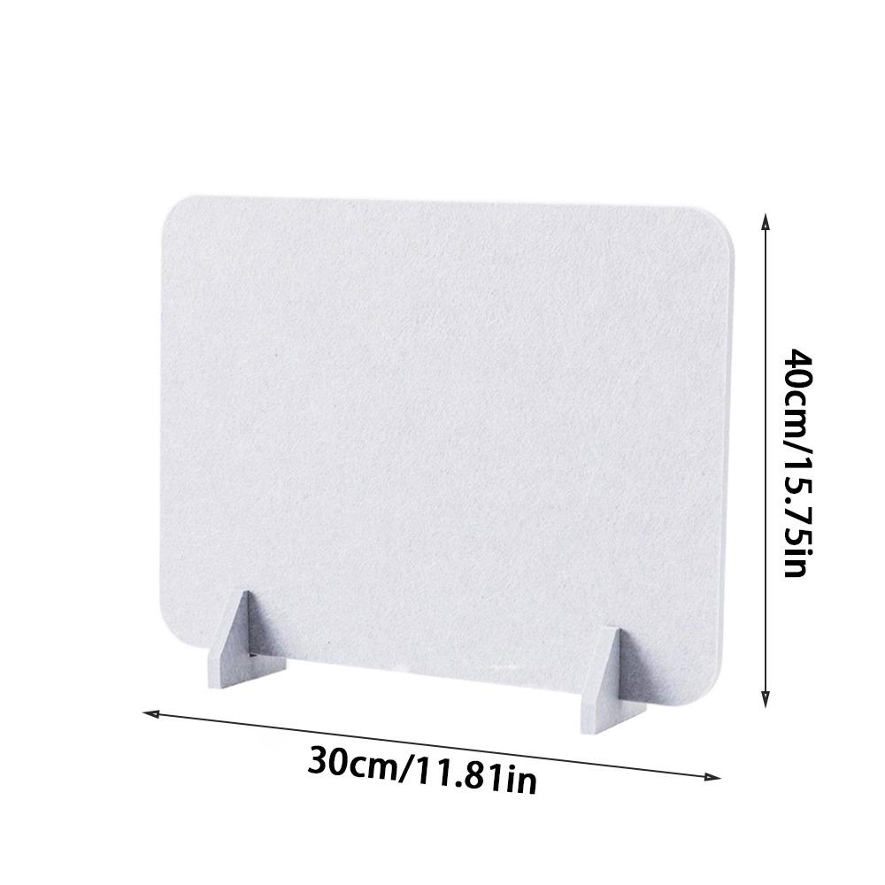 40x60cm Desk Screen Felt Baffle Anti-foam Sound-absorbing Partition Board Student Desk Polyester Fiber Isolation Board