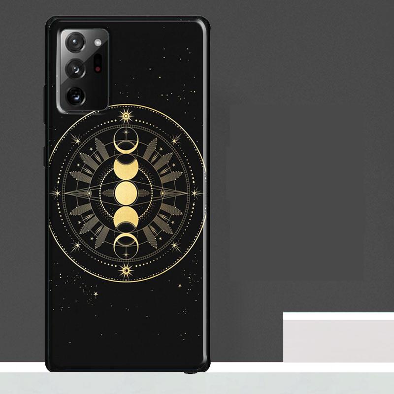 Galaxy Moon Stars Phase Totem Art Case For Samsung Galaxy S23 S24 S25 Ultra S9 S10 S20 S21 S22 Plus S23 FE S25 FE Phone Cover