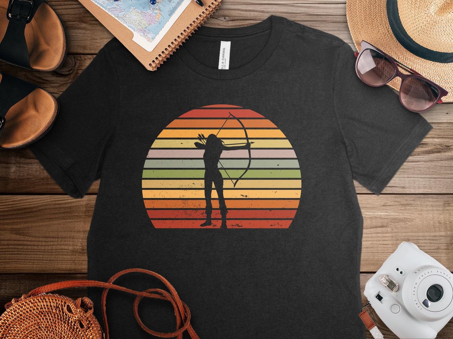 Archer Archery Shirt Arrow Longbow Target Crossbow Tshirt 3XL