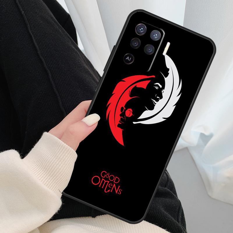 Good Omens Case For Oppo A40 A60 A80 A5 Pro A15 A16 A17 A57 A77 A94 A74 A54 A76 A96 A18 A38 A58 A78 A98