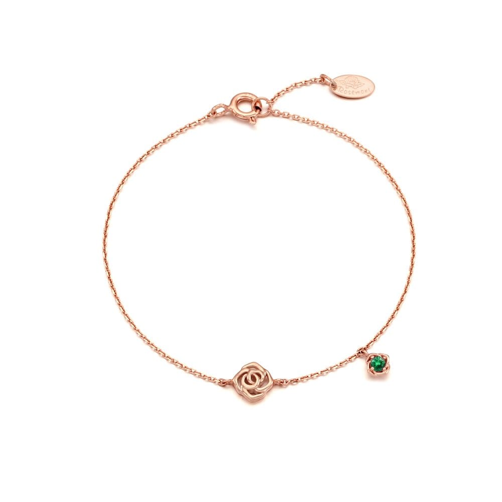 [Exclusive Package][Rosemont] Silver Bracelet (May Birthstone) Rc0345
