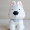 Stuffed Golf Headcover with Bandana Safeguarding Dog Club Cover Easy to Put