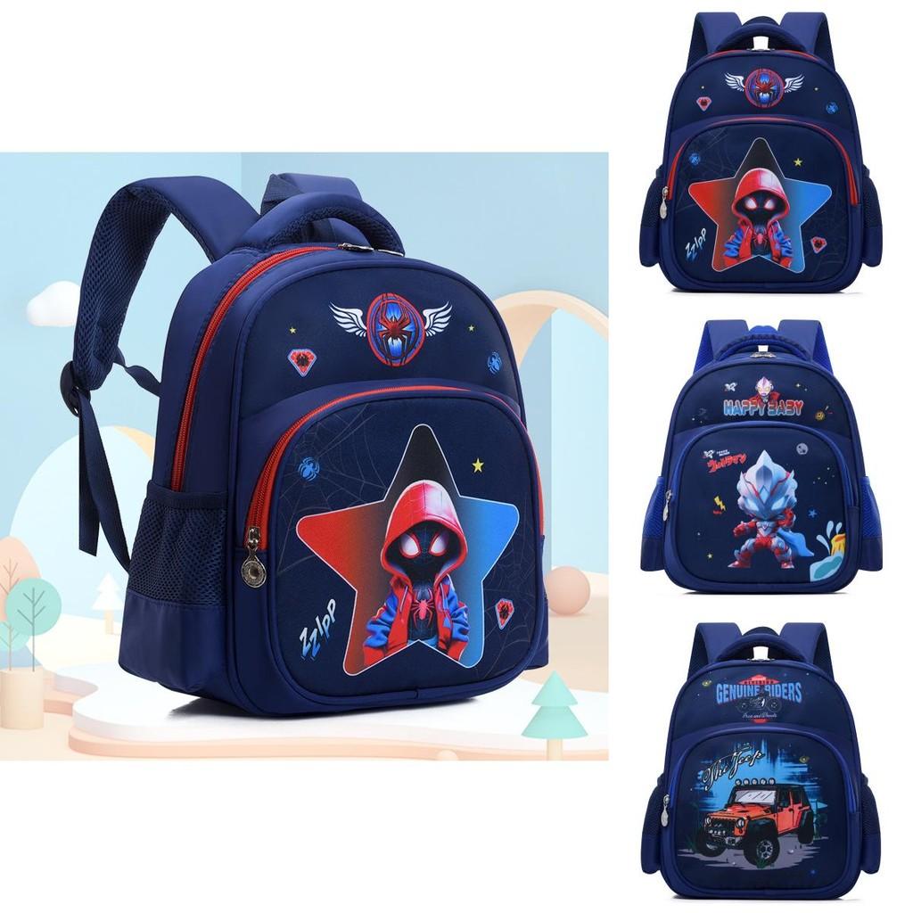 Adorable Kids Backpack Featuring Cartoon Ultraman Design For Boys And Girls Age 3-5