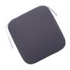 Memory Foam Chair Cushion 40x40x4cm Dark Gray Comfortable Slow Rebound Chair Pad with Anti Slip Bott