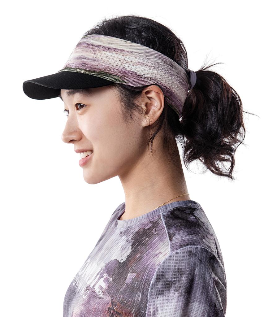 Oniji Running Sun Visor Elite C61 (Purple Tie-Dye)