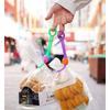 3Pcs Reusable Bag Sealing Ropes with Ring Handle Multi-Purpose Cable Ties