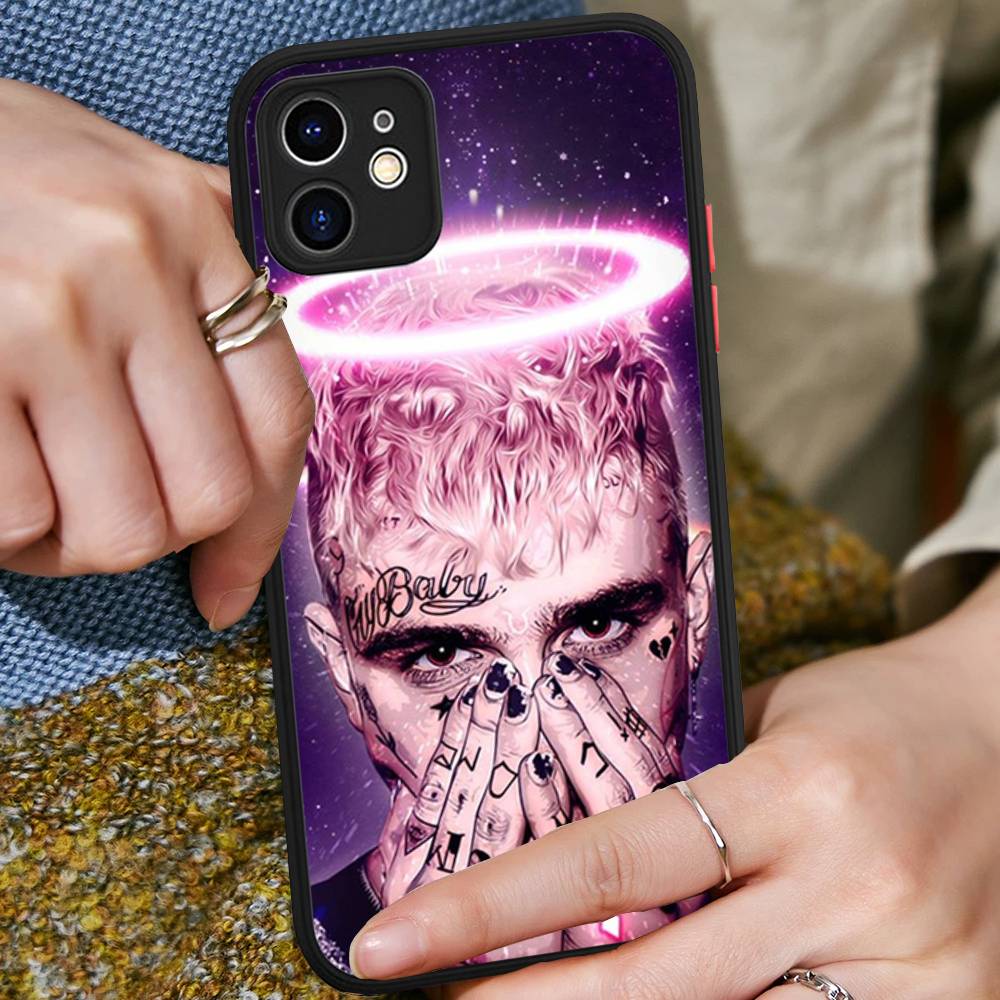 Emo Rapper Lil Peep For IPhone 16 15 14 Plus 13 12 11 Pro Max X XS MAX Translucent Matte Shockproof Cover