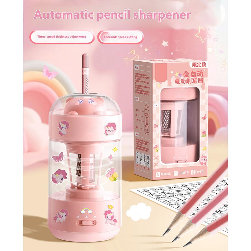 Electric Sharpener Quiet Operation For Homework Energy Saving Automatic Sharpener Wide Mouth Design For Standard Pencil