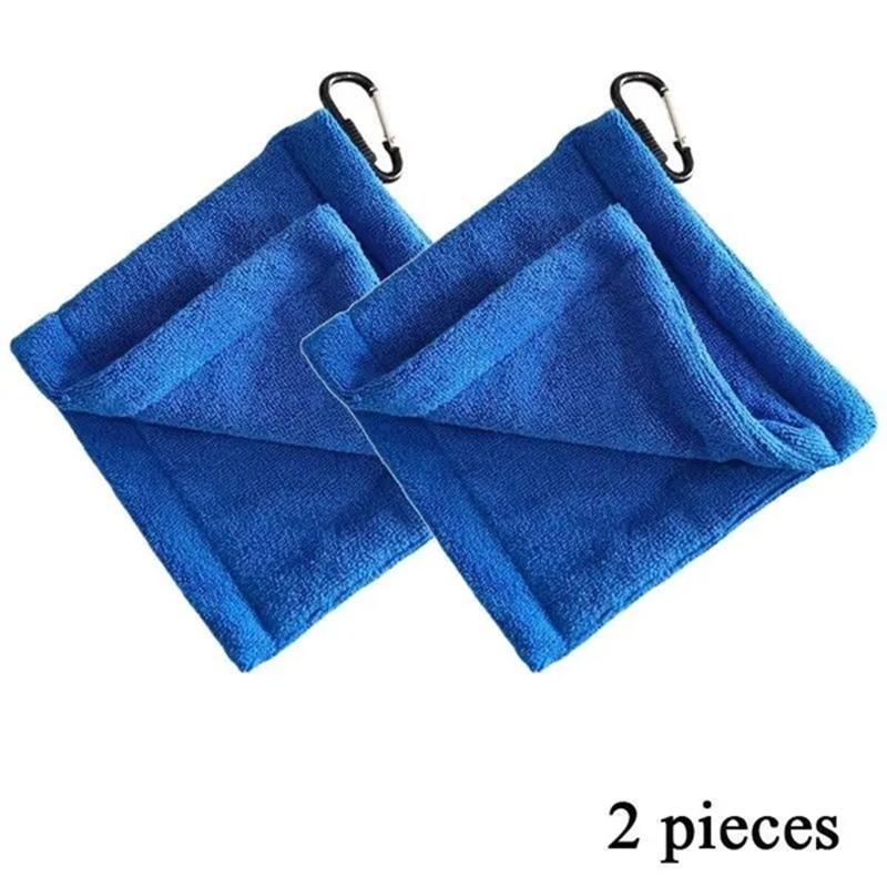 1/2 buc. Prosop de golf din microfibră uscat și umed cu cataramă, instrument de curățare a mingii de golf, accesorii pentru sport de golf