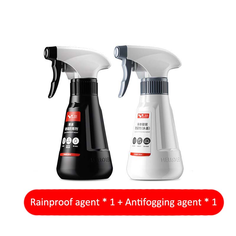 Car Glass Anti-Rain Spray Auto Water Repellent Coating Agent Waterproof Rainproof Anti-Fog Glass Cleaner Auto Windshield Clear