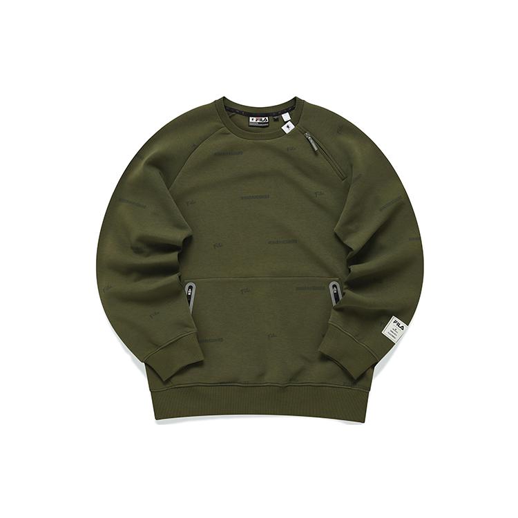 FILA Sweatshirt Men s Dark Aqua Green F11M143203F-DG L