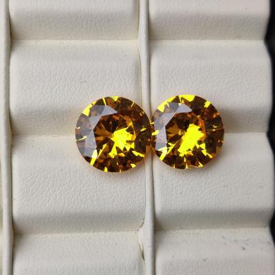 Yellow Color Natural Round Cut 10 To 12 Mm Size Zircon, Healing Yellow Color Zircon Lot, Loose Zirconia Lot For Jewelry Making.