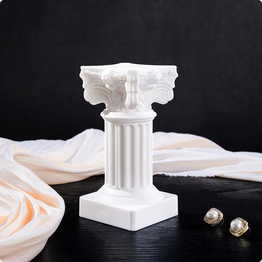 Römische Säule Kerzenhalter Nordisches Design Römische Säule Kerzenständer Griechische Säule Kerzenhalter Foto Requisite Griechische Säule Kerzenständer