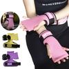 1Pair Gym Palm Gloves Solid Adjustable Strength Training Grip Support Wrist Bands Pull-ups Bench Press Hard Pull-Up Bands