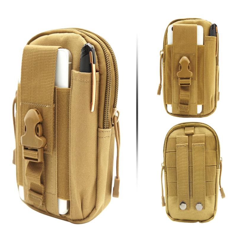 Outdoor Sports Multi-Functional Accessory Bag Large Capacity Mobile Phone Hanging Bag Tactical Waist Pack