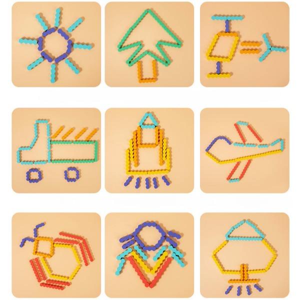 Children's Early Education Elephant Balance Stacking Music Game Children's Honeycomb Building Block Concentration Training