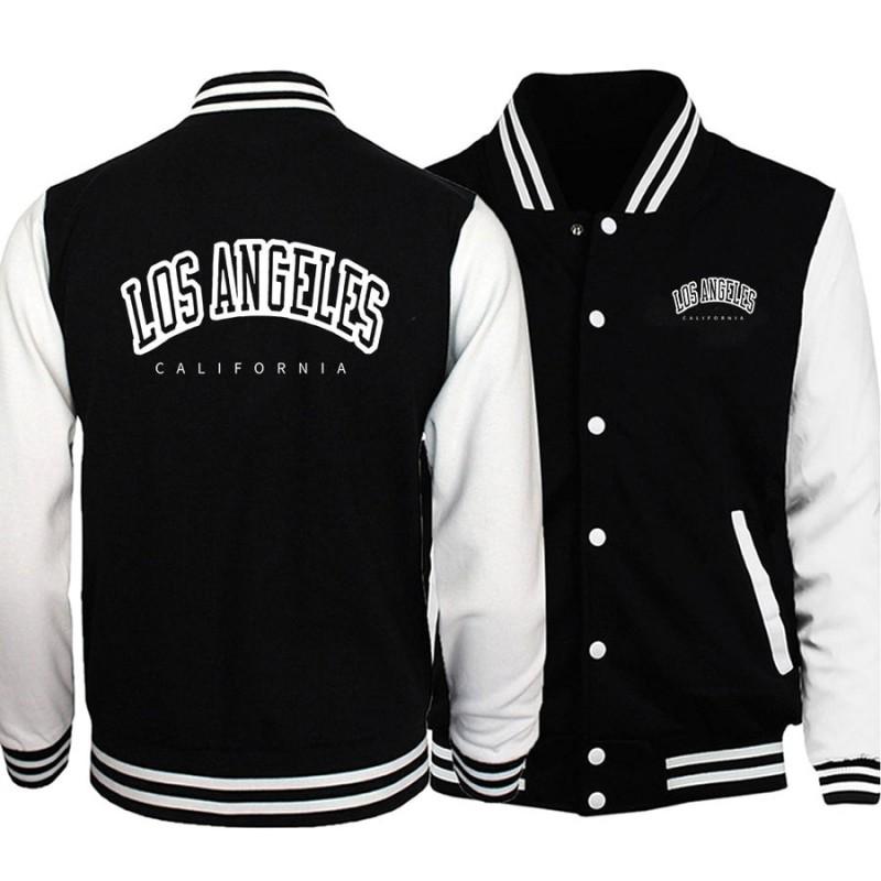 Womens Casual Baseball Jacket Long Sleeve Loose Fit Stand Collar Regular Thickness Trendy Streetwear Students