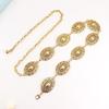 Vintage Elegant Metal Waist Chain - Ethnic Inspired, Fashionable Waist Accessory for Ladies
