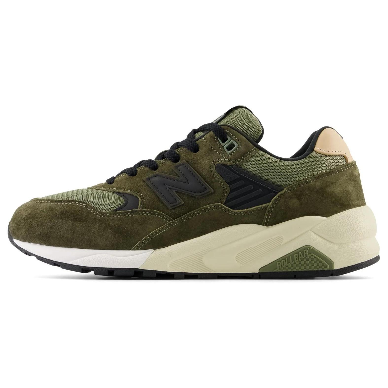 New Balance 580 Lifestyle Shoes Olive Green White Men s MT580ADC EU 37