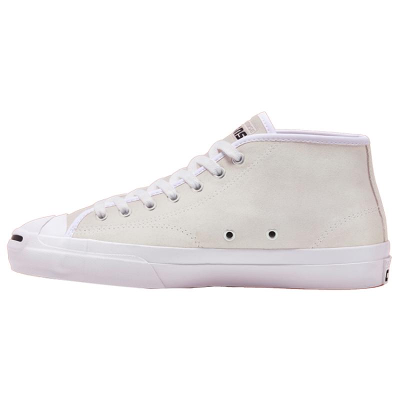 

Converse Jack Purcell Pro Mid Trendy Minimalist Canvas Shoes Unisex White 35.5