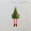 Cute Plush Christmas Tree Pendant Christmas Decor Hanging Leg Doll Hanging Decoration Holiday Party  Christmas Tree Decorations
