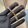 Four-leaf Clover Kaleidoscope Ring Women's Silver with Diamonds Flower Ring 18k Rose Gold Men and Women Couple Ring Tide