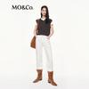 MO&Co. Sleeveless Wool Polo Top