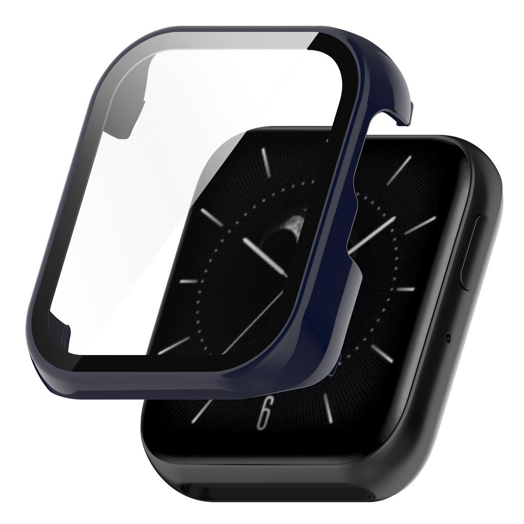 For Oppo Watch SE Watch Case PC Frame with Tempered Glass Screen Film