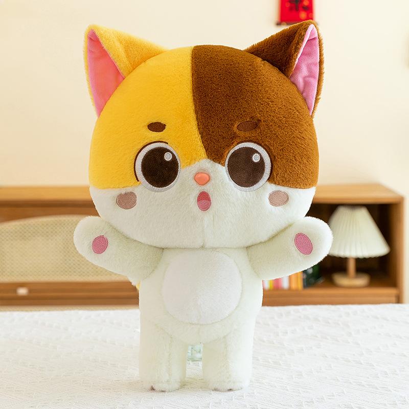 

Новая кукла-кошка, подушка-игрушка, плюшевая игрушка «Мед», детская кукла, подарок на день рождения для девочки, кукла для автомата с призами 30cm0.2kg