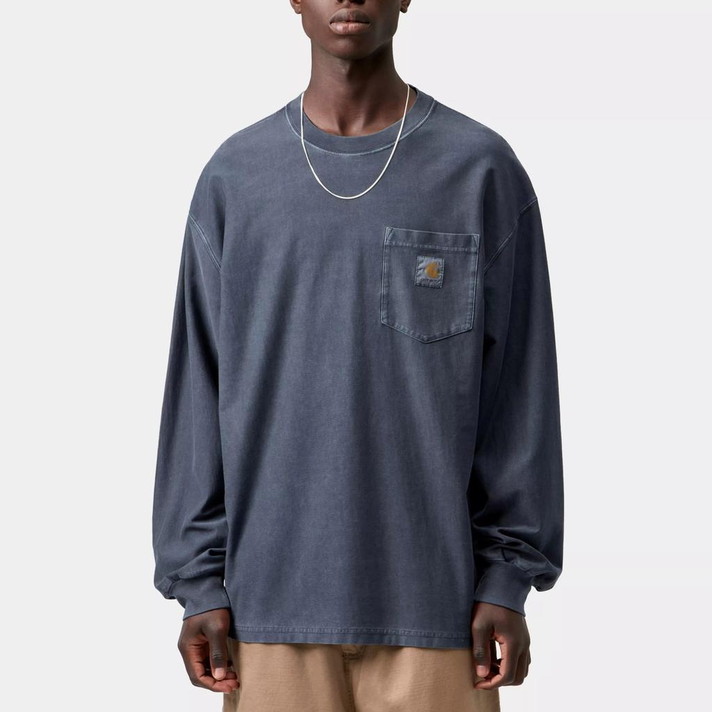 Carhartt WIP SS26 L/S Loose Pocket T-Shirt Soft Touch Unisex Tops I036862-1C-GD