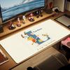 Pippi Longstocking Custom Name Large Size Mouse Pad Large Gaming Table Cushion Non-slip Laptop Tablet Big Mousepad XXL Mat Mini PC Playmat With Lock E