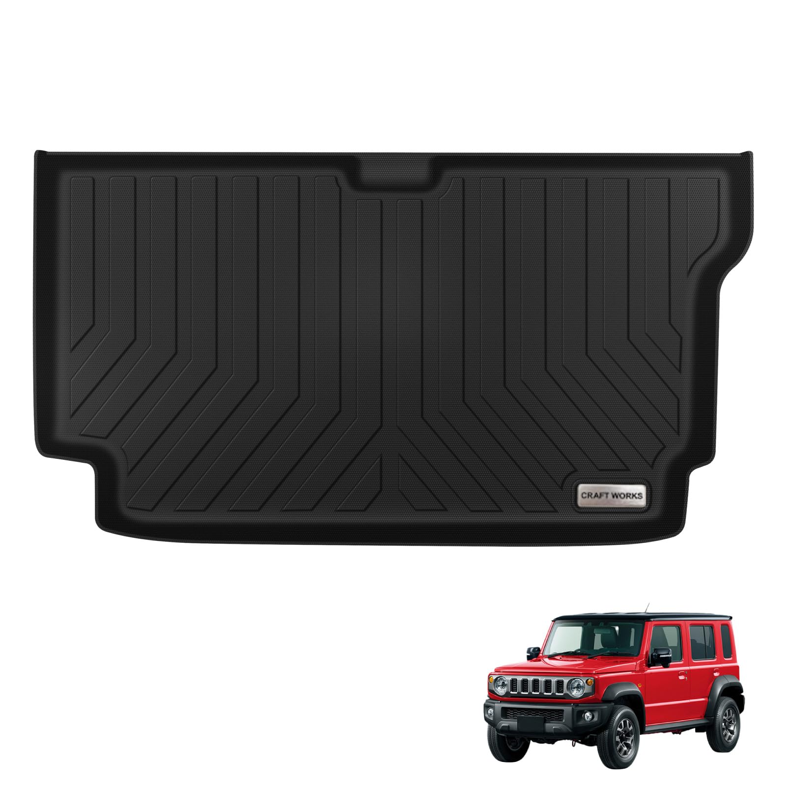 

Mechanic Craft Works Jimny Nomad Luggage Perfect 3D Interior CRAFT WORKS JC74W [Automotive Supervised] Mat, AT/MT, Waterproof, Washable, Fit, Mat, чёрный
