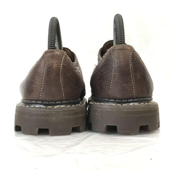 Made in Poland Vintage JOHN FLUEVOG Leather Goodyear Welt Wingtip 8 / 26.5cm / Brown Dress Shoes(USED)