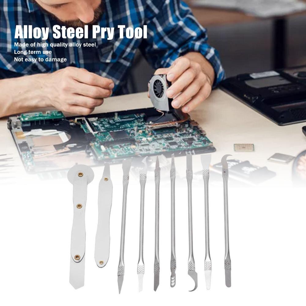 10 PCS Double Ended Metal Spatula Set Ultra Thin Repair Tool Kit  Electronics Repair