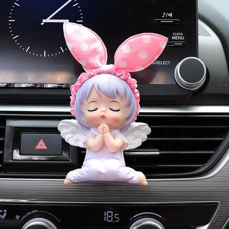 Niedlicher Anne Dekorativer Auto-Duftclip für Lüftungsschlitz Langanhaltende Aromatherapie für Autoinnenraum Auto-Klimaanlagen-Duftchip Auto-Ornament