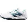 New Balance NB 796 Slip Resistant, Abrasion Resistant, Breathable Low Top Tennis Shoes Women's White Green Sneakers WCH796N4