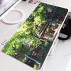 Green Desk Mat Natural Anime Scenery Laptop Mousepad PC Offices Accessories Large Mouse Pad Rubber Carpet Keyboard Extended Pads
