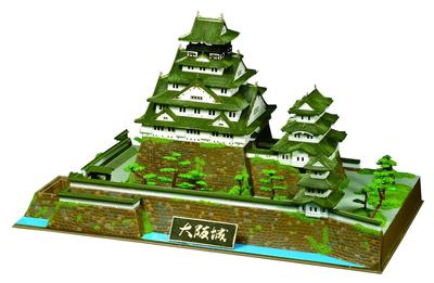 DOYUSHA Famous Castle Deluxe Osaka Castle Plastic Model 1/350 Japan's DX-2