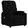 Massage Chair Black Fabric